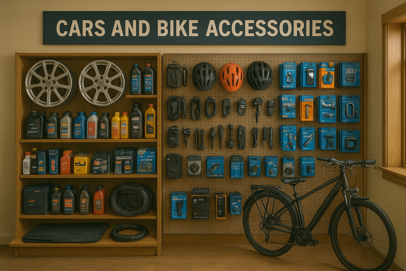 Cars and Bike Accessories Shops